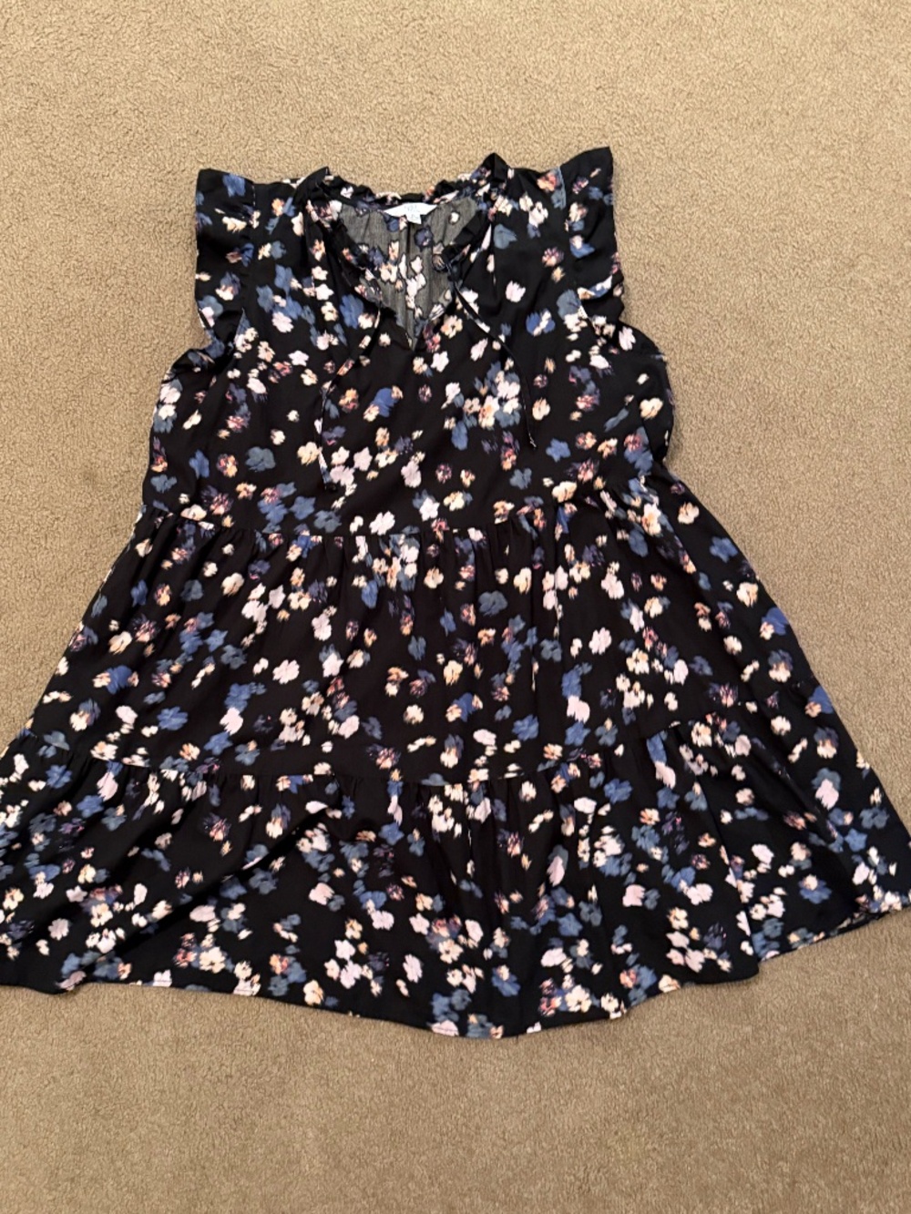 Time and Tru flutter sleeve mini dress size XL